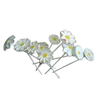 kit com 12 flores de cabinho