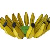 Fruteira Redonda Madeira Artesanal Decorativa Banana Mesa Cozinha