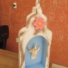 Capela Oratório Rústico Espirito Santo Artesanal Religioso - Imagem 7