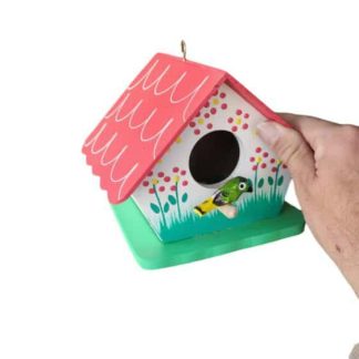 Casinha de passarinho em madeira maciça