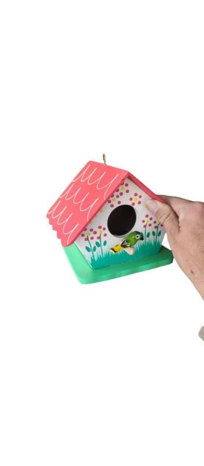 Casinha de passarinho em madeira maciça